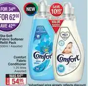 Dis-Chem Comfort Fabric Conditioner Assorted-1.25Ltr offer