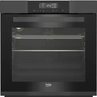 Hirsch's Beko 60cm bi oven split & cook multifunction anthracite oven - bvm32400a offer
