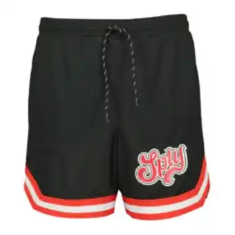 The FIX Men's black mesh basketball shorts offer