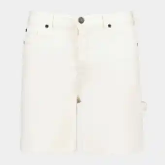 The FIX Men's white denim shorts offer