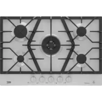 Hirsch's Beko 75cm gas hob stainless steel inox - hiaw75226sxe offer