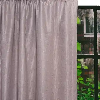 Whitehouse Home.life boulders self-lined dim out taped natural curtain offer