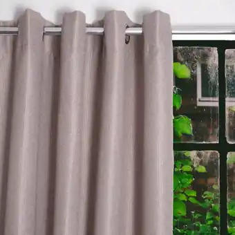 Whitehouse Home.life boulders self-lined dim out eyelet natural curtain offer