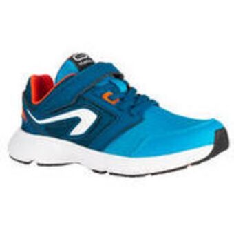 Run support children's rip-tabs - blue/neon coral