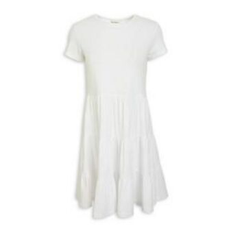 Truworths White tiered dress offer