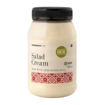 Woolworths Salad cream mayonnaise 780 g offer