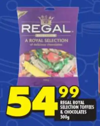 Shoprite Regal Royal Selection Toffees & Chocolates 500g offer