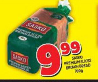 Usave Sasko Premium Slices Brown Bread 700g offer