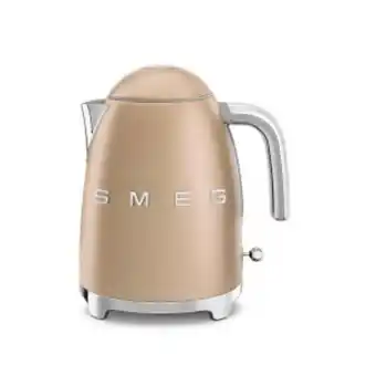Hirsch's Smeg 1.7l matte champagne retro cordless kettle - klf03chmsa offer