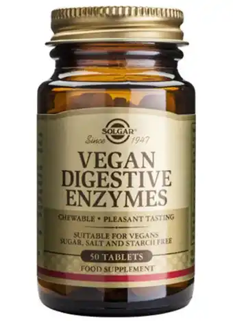 Solgar vegan digestive enzymes - 50 tablets