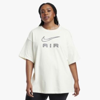 Nike women's nsw oatmeal t-shirt (plus size)