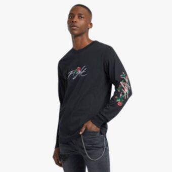 Sportscene Jordan men's brand sorry black/white t-shirt offer
