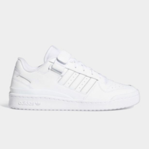 Adidas originals men's forum low white sneakers offer at Sportscene