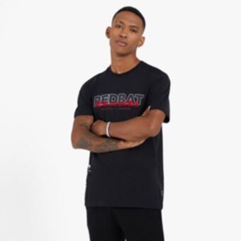 Sportscene Redbat men's black t-shirt offer