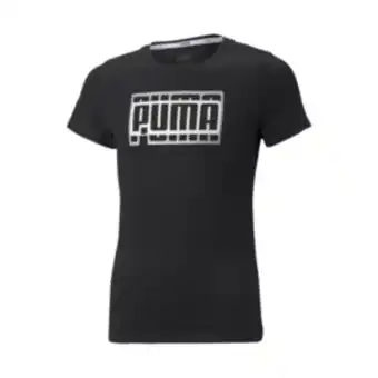 Totalsports Girls puma alpha black tee offer