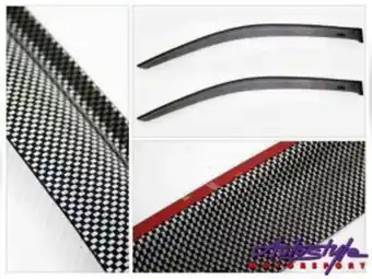 Carbon look windshields for toyota cross 2022+ (front windows only)