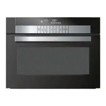 Hirsch's Grundig 60cm black electronic multifuntion oven with microwave - gekw47000b offer