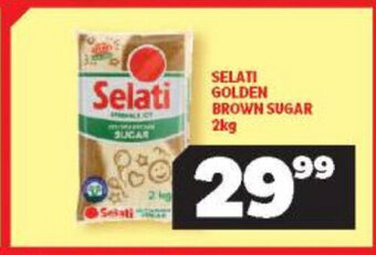 Usave Selati Golden Brown Sugar 2kg offer