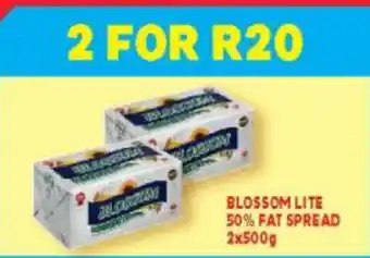 Usave Blossom Lite 50% Fat Spread 2x500g offer