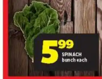 Usave Spinach Bunch each offer