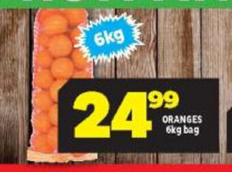 Usave Oranges 6kg bag offer