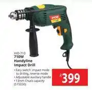 Builders Warehouse Ryobi 710w handyline impact drill hid-710 offer