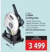 Builders Warehouse Ryobi 2300w cutting saw c-3561 offer
