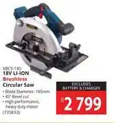 Builders Warehouse Ryobi 18v li-ion brushless circular saw xbcs-185 offer