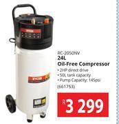 Builders Warehouse Ryobi 24l oil free compressor rc-2050nv offer