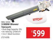 Ryobi 3000w blower vacuum rbv-3050 