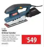 Ryobi 180w orbital sander s-180