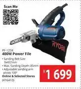 Builders Warehouse Ryobi 400w power file pf-125k offer