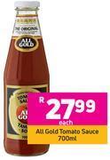 Game All gold tomato sauce 700ml- each offer