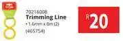 Builders Warehouse Ryobi trimming line 70216008 offer