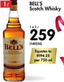 Bell's Scotch Whisky 1L