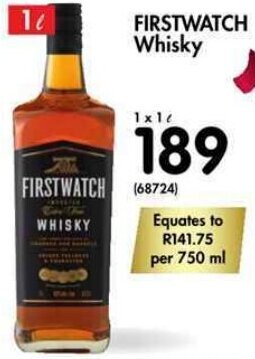 Makro Firstwatch Whisky 1L offer