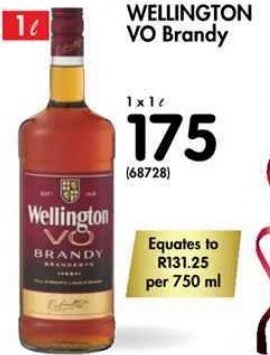 Wellington VO Brandy 1L