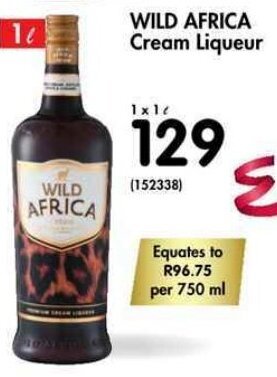 Makro Wild Africa Cream Liqueur 1L offer