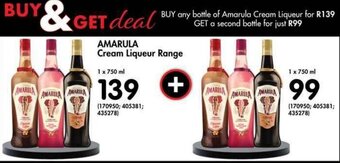 Makro Amarula Cream Liqueur Range 750ml offer