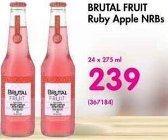 Makro Brutal Fruit Ruby Apple NRBs 24 x 275ml offer