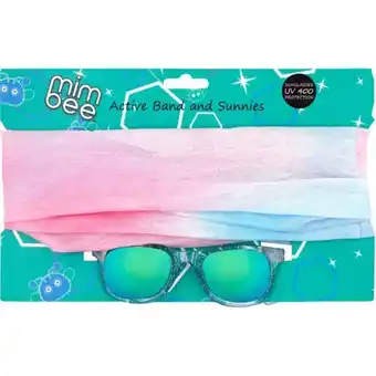Tie dye active band and sunnies combo