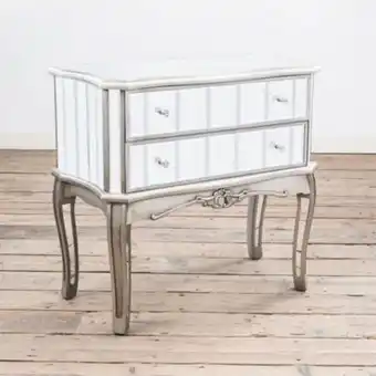 Discount Decor Vintage mirror pedestal 2 drawer offer