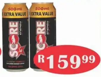 Score Energy Drink 500 ml x 24's