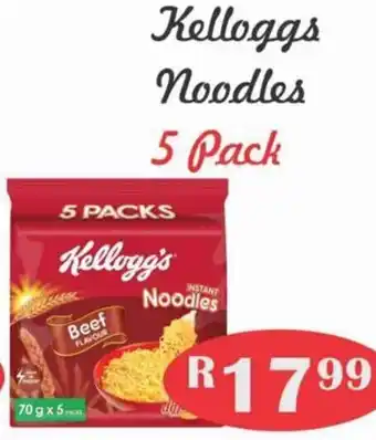 Advance Cash n Carry Kellogg's Noodles 5 Pack offer