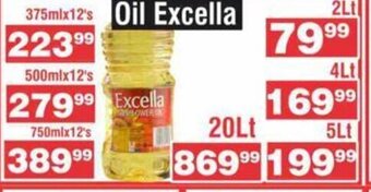 Oil Excella 375ml x 12's