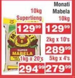 Advance Cash n Carry Monati Mabela 10kg offer