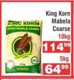 Advance Cash n Carry King Korn Mabela Coarse 10kg offer