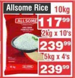 Advance Cash n Carry Allsome Rice 10kg offer