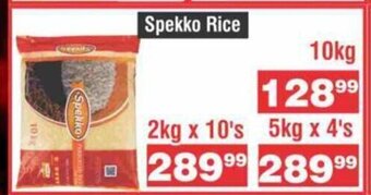 Advance Cash n Carry Spekko Rice 10kg offer