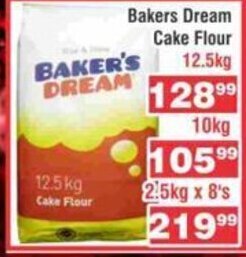 Advance Cash n Carry Bakers Dream Cake Flour 12.5kg offer